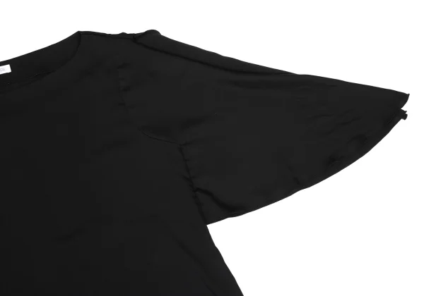 NARACAMICIE Poly Drape Sleeve Stretch Top K-169120_006