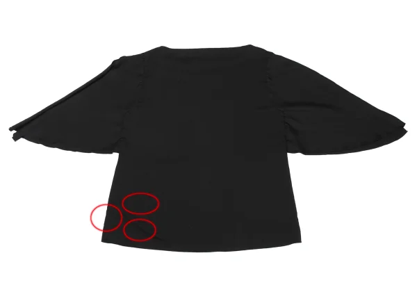 NARACAMICIE Poly Drape Sleeve Stretch Top K-169120_013