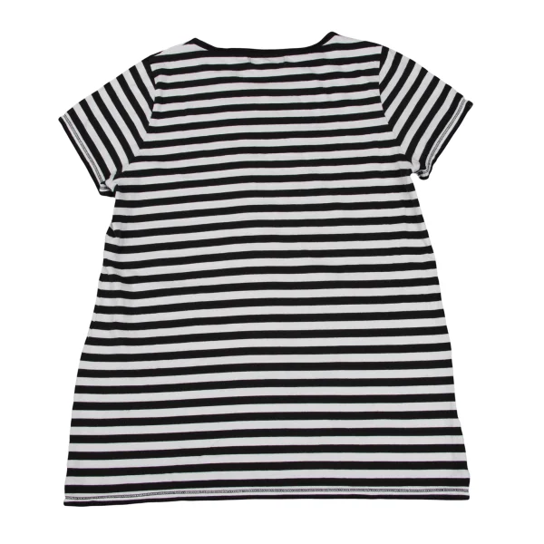 SONIA RYKIEL Rhinestone-embellished Paris Travel Print Striped T-shirt K-169121_011