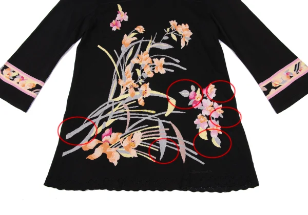 LEONARD Silk Blend Rhinestone-embellished Floral Jacquard Knit Top K-169123_008