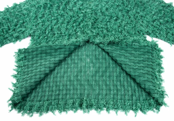 ISSEY MIYAKE me Zigzag Shaggy Pleated Cardigan K-169126_009