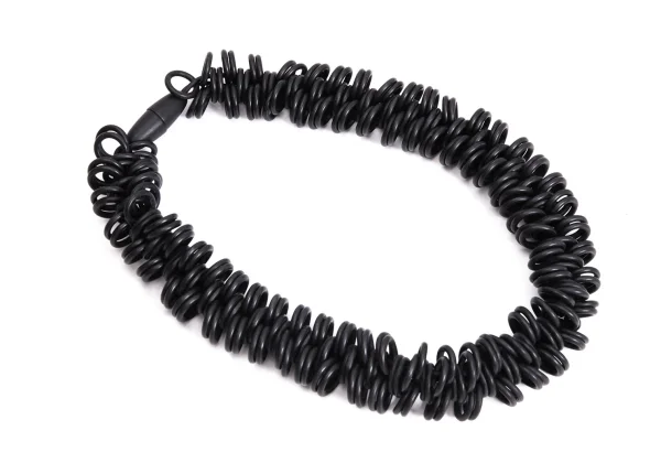 MATERIA DESIGN ANELLI SHORT Rubber Ring Necklace K-169128_004