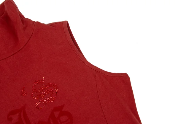 Jean's Paul GAULTIER Bijou Flock Print Stretch High Neck Tank Top K-169133_006