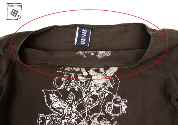 Jean's Paul GAULTIER Rose Embroidery Design Stretch Tops K-169134_007