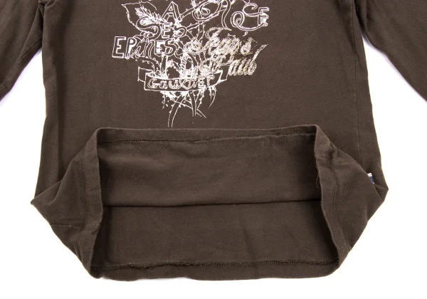 Jean's Paul GAULTIER Rose Embroidery Design Stretch Tops K-169134_013