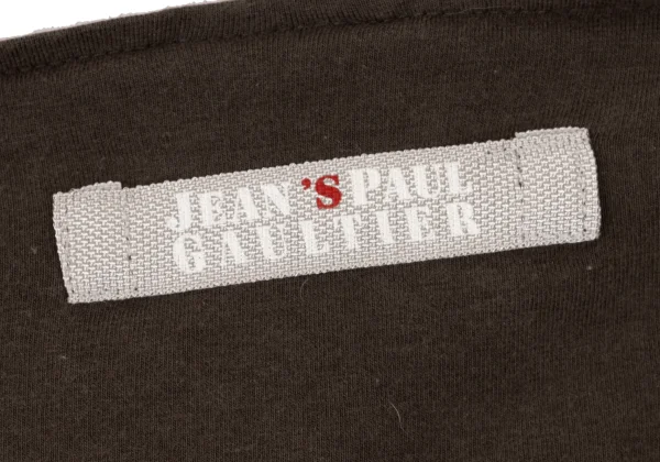 Jean's Paul GAULTIER Rose Embroidery Design Stretch Tops K-169134_015