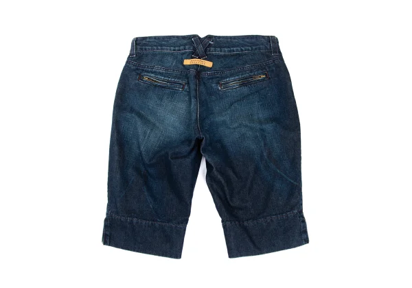 Jean's Paul GAULTIER Hem Embroidery Half Jeans K-169135_013