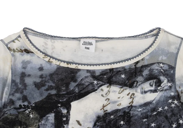 Jean Paul GAULTIER FEMME Cotton Graphic Print Top K-169138_004