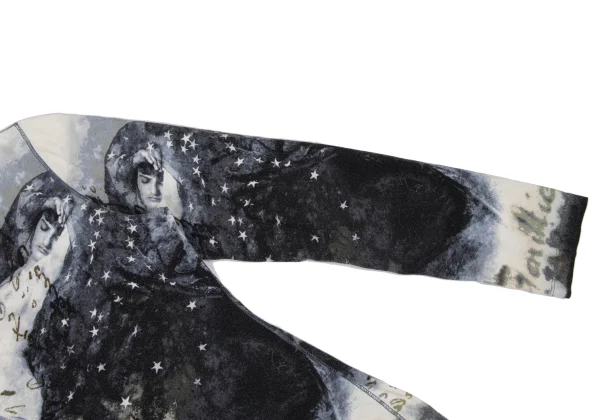 Jean Paul GAULTIER FEMME Cotton Graphic Print Top K-169138_006