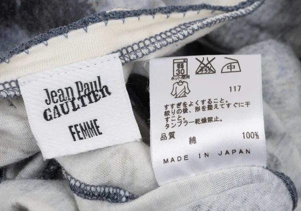 Jean Paul GAULTIER FEMME Cotton Graphic Print Top K-169138_016