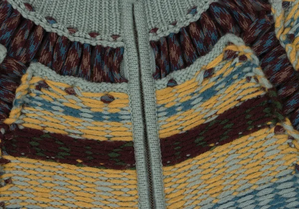 Jean Paul GAULTIER FEMME Wool Design Knit Jacket K-169139_005