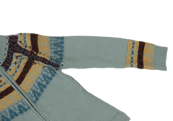 Jean Paul GAULTIER FEMME Wool Design Knit Jacket K-169139_006