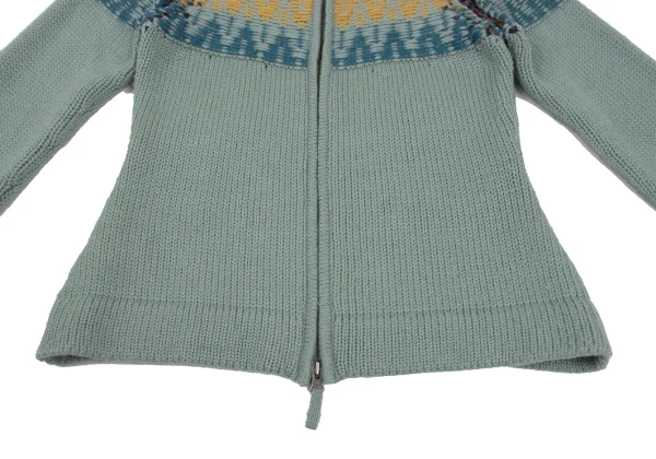 Jean Paul GAULTIER FEMME Wool Design Knit Jacket K-169139_009