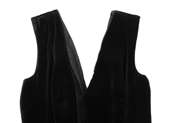 Jean Paul GAULTIER FEMME Quilted Lining Velour Sleeveless Zip Dress K-169140_004