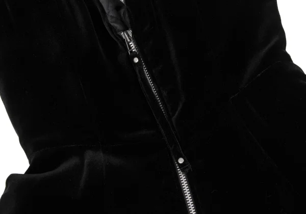 Jean Paul GAULTIER FEMME Quilted Lining Velour Sleeveless Zip Dress K-169140_009