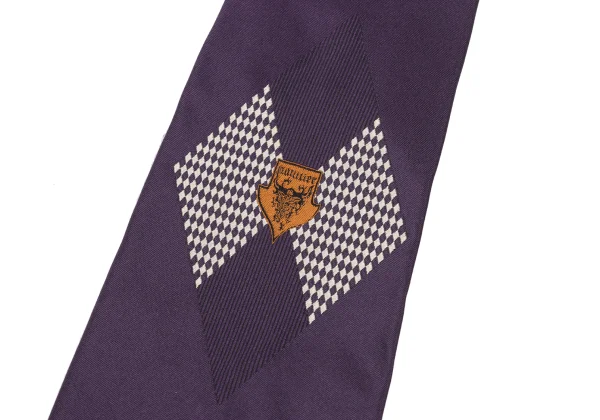 Jean Paul GAULTIER Silk Diamond Jacquard Tie K-169145_005