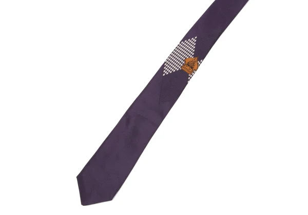Jean Paul GAULTIER Silk Diamond Jacquard Tie K-169145_006