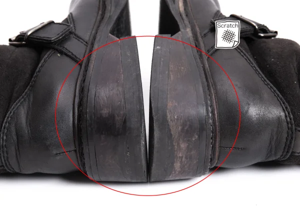 JPG by GAULTIER Boa-lining Suede Switching Leather Boots K-169146_012