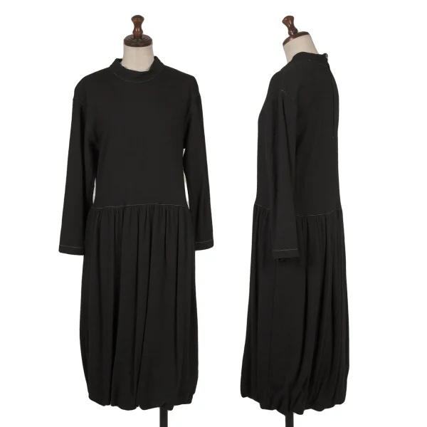 Unbranded Wool Gather Switching Dress Black S-M K-169150_001