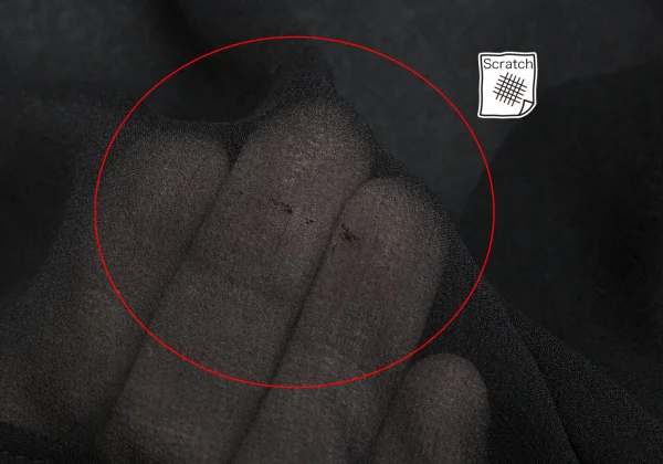 COMME des GARCONS Hem Tweed Switching Sheer Dress K-169152_009