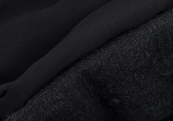 COMME des GARCONS Hem Tweed Switching Sheer Dress K-169152_012