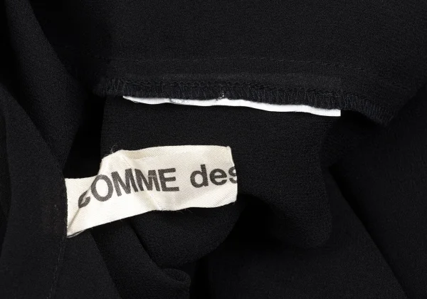 COMME des GARCONS Hem Tweed Switching Sheer Dress K-169152_013