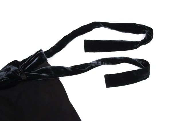 tricot COMME des GARCONS Velours Switching Wrap Skirt K-169154_006