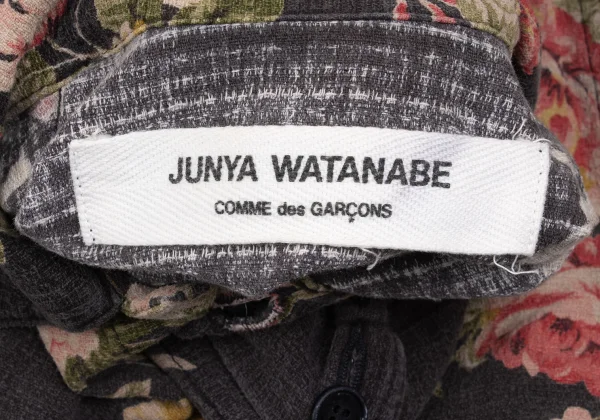 JUNYA WATANABE COMME des GARCONS Floral Printed Shirt Dress K-169156_014