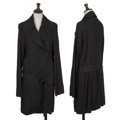 A/T Rayon Belted Coat