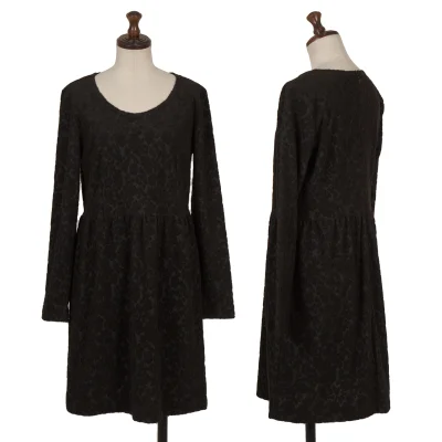 zucca Poly Blended Floral Pile Dress