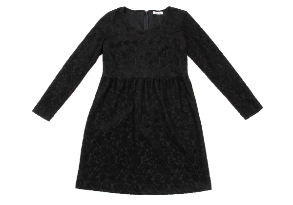 zucca Poly Blended Floral Pile Dress K-169161_002