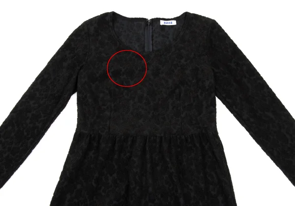 zucca Poly Blended Floral Pile Dress K-169161_003