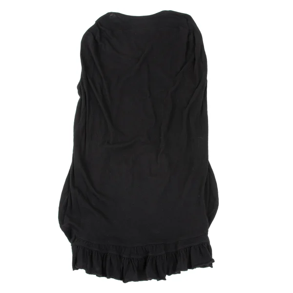 zucca Hem Frill Sleeveless Cotton Knit Dress K-169162_010