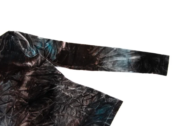 ANNA SUI Wrinkle Tie-Dye Velour Turtle Neck Top K-169164_005