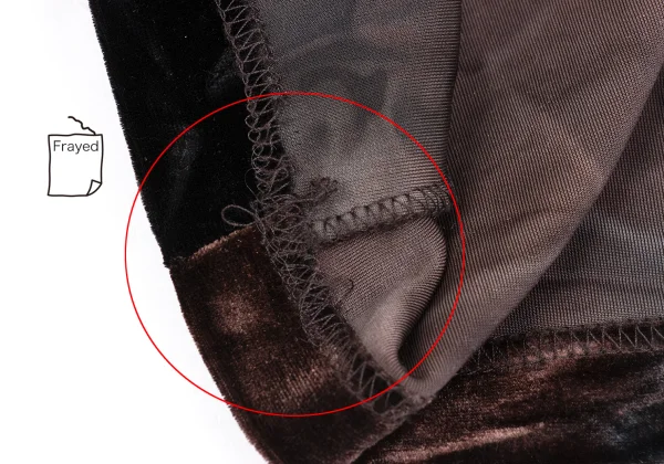 ANNA SUI Wrinkle Tie-Dye Velour Turtle Neck Top K-169164_010