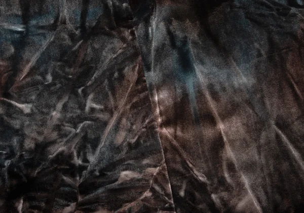 ANNA SUI Wrinkle Tie-Dye Velour Turtle Neck Top K-169164_013