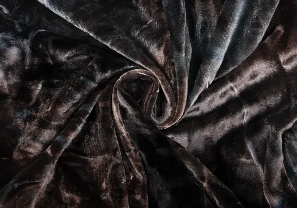 ANNA SUI Wrinkle Tie-Dye Velour Turtle Neck Top K-169164_014