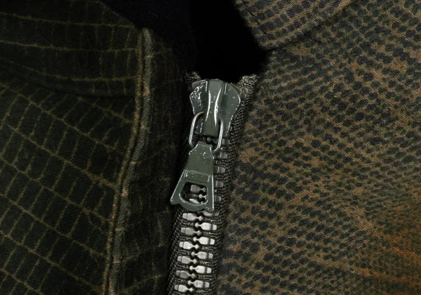 A.P.C. Crocodile Printed Cotton Zip Jacket K-169165_006