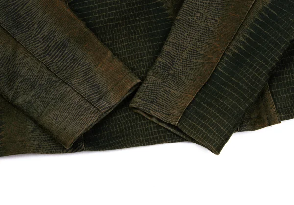 A.P.C. Crocodile Printed Cotton Zip Jacket K-169165_008