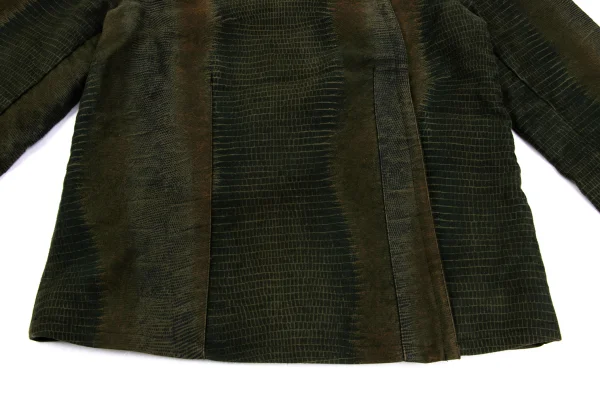 A.P.C. Crocodile Printed Cotton Zip Jacket K-169165_010