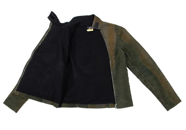 A.P.C. Crocodile Printed Cotton Zip Jacket K-169165_011