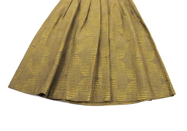 MACPHEE Cotton Graphic Jacquard Tuck Skirt K-169166_005