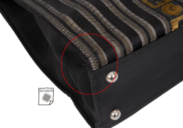 Jean Paul GAULTIER Logo Stripe Bag K-169167_008