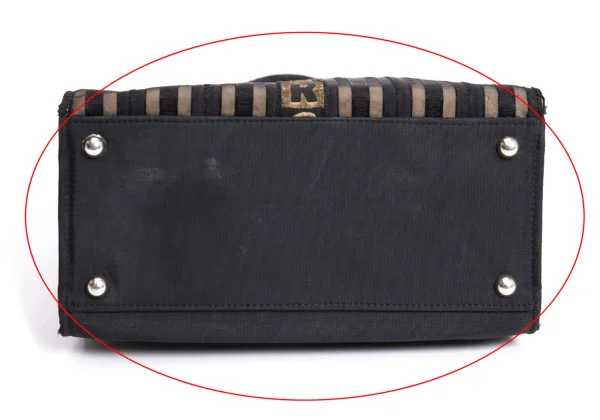 Jean Paul GAULTIER Logo Stripe Bag K-169168_010