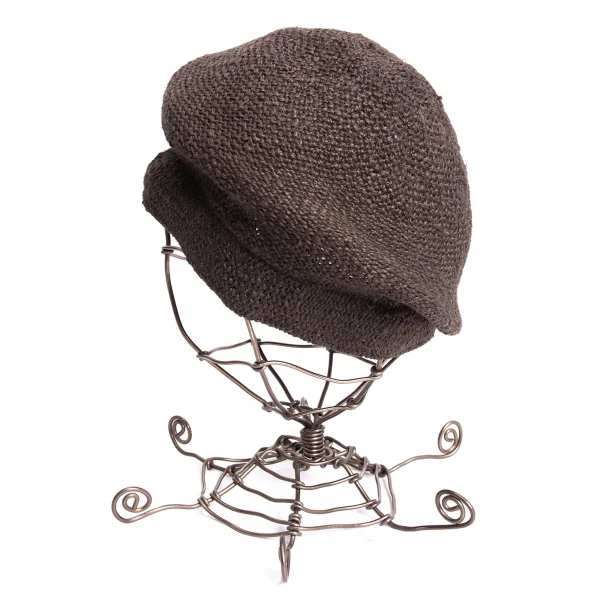 EMPORIO ARMANI Jute Newsboy Cap K-169171_002