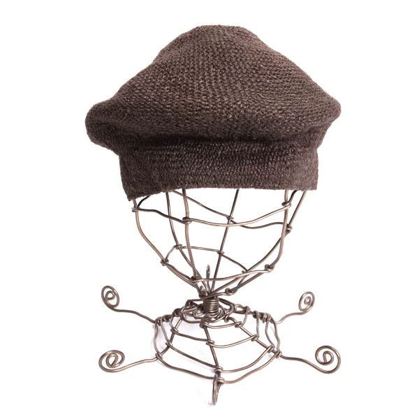 EMPORIO ARMANI Jute Newsboy Cap K-169171_005