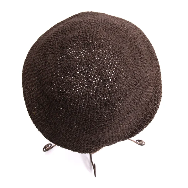EMPORIO ARMANI Jute Newsboy Cap K-169171_006