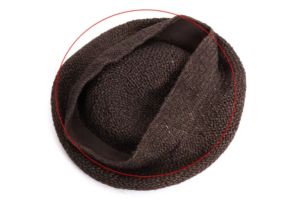 EMPORIO ARMANI Jute Newsboy Cap K-169171_007