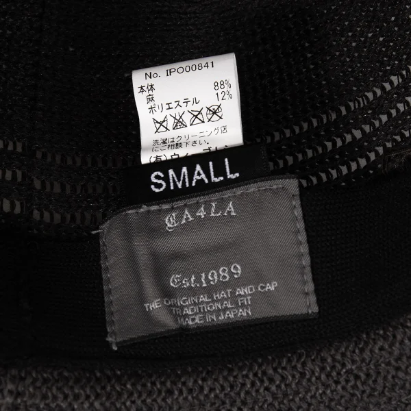 CA4LA Linen Poly Ribbon Hat K-169173_009