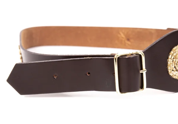 tricot COMME des GARCONS Embroidery Leather Belt K-169179_004